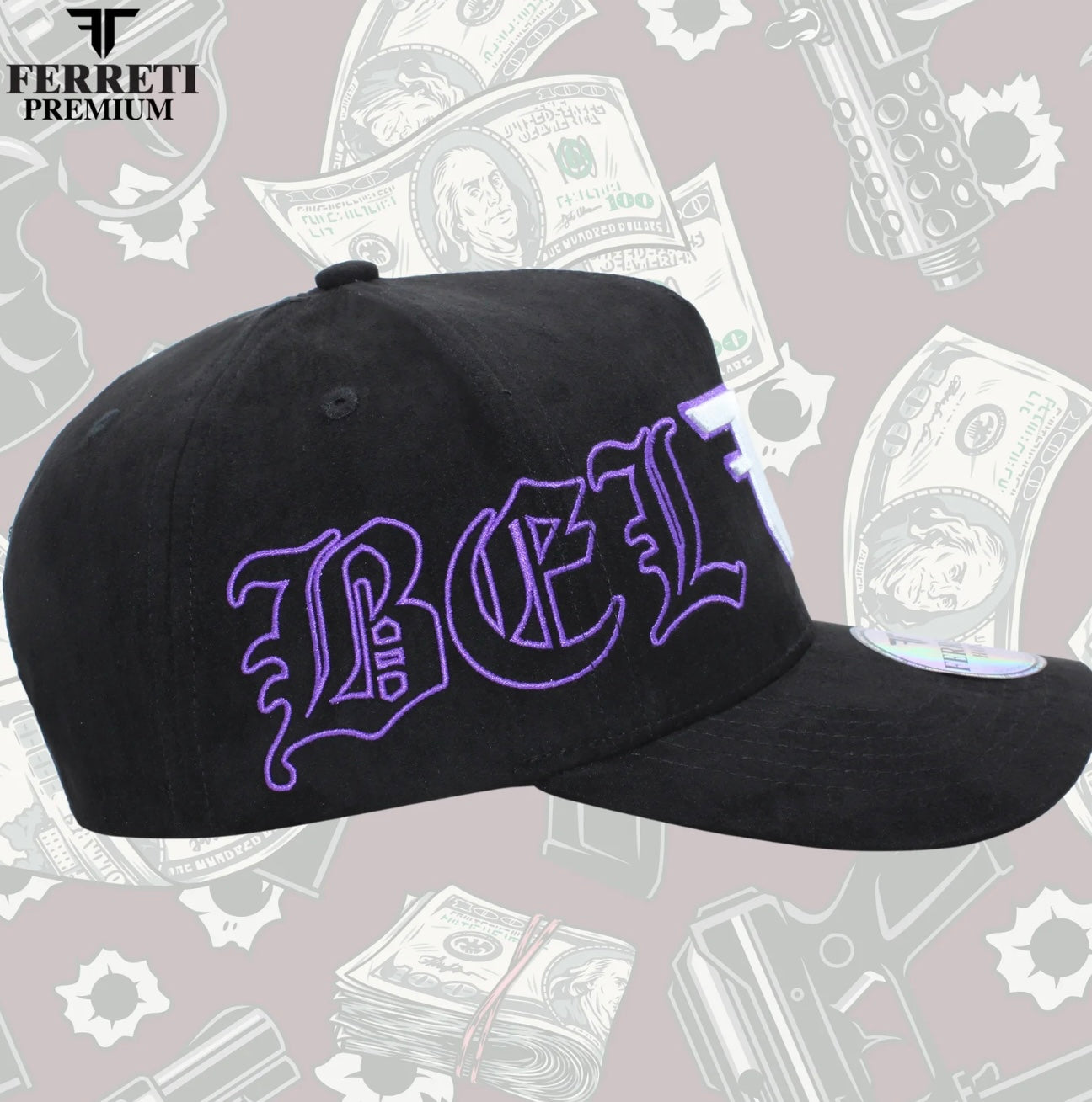 Ferreti hats la belico black