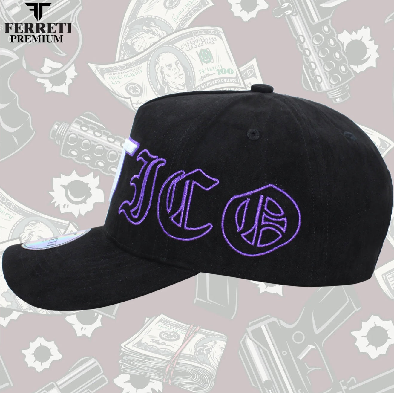 Ferreti hats la belico black