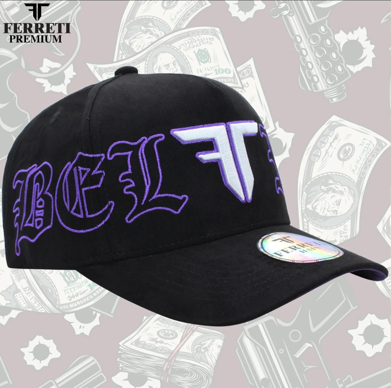 Ferreti hats la belico black