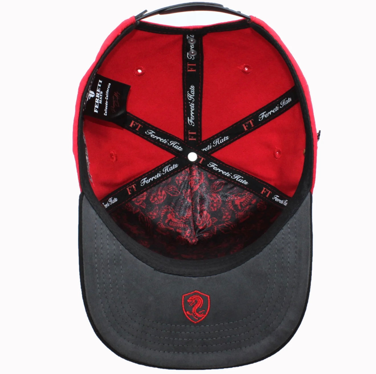 Ferreti Hats Snake Red