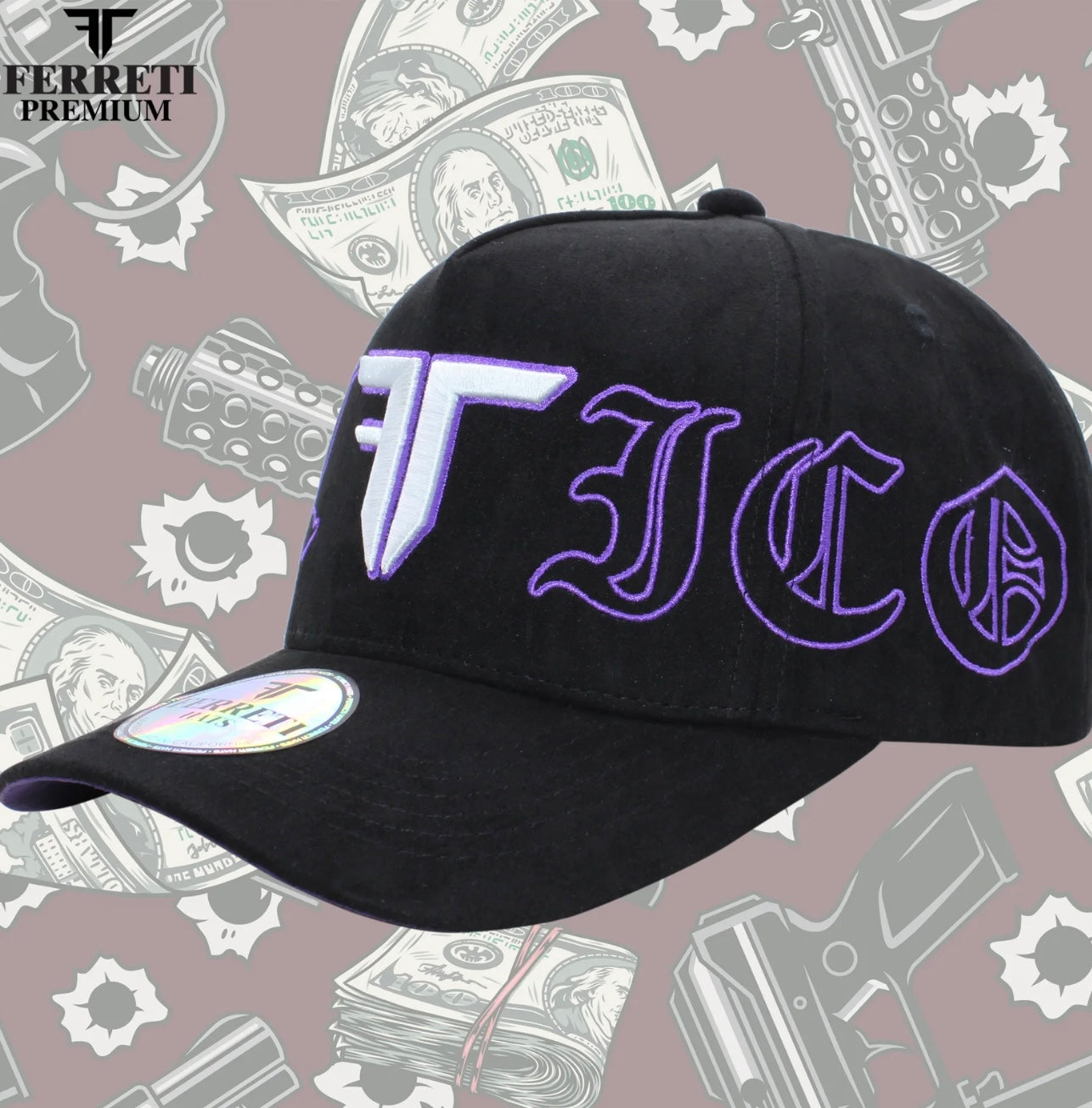 Ferreti hats la belico black