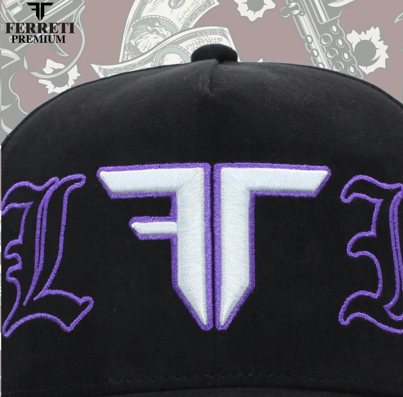 Ferreti hats la belico black